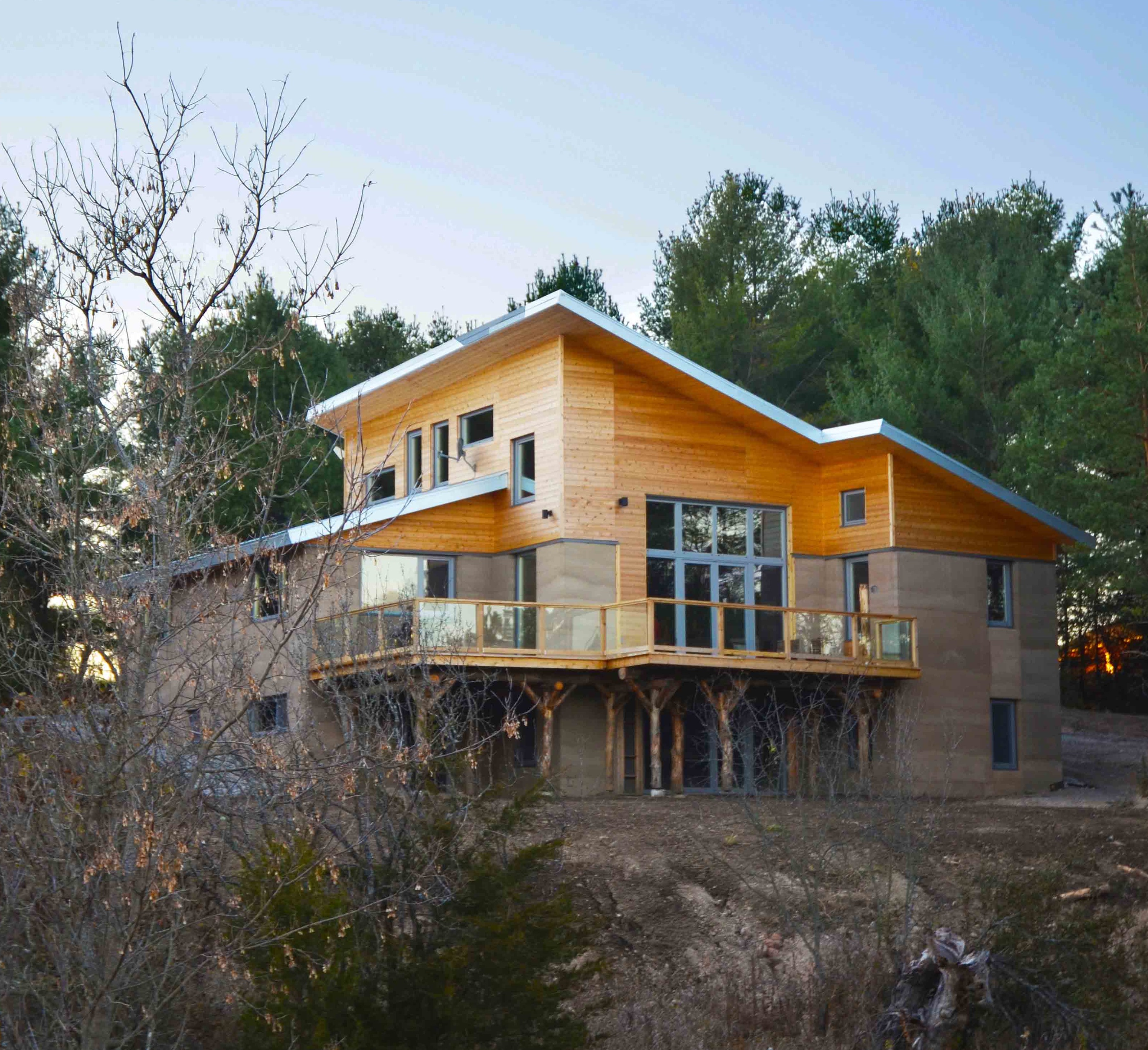 Insulated Rammed Earth Beautiful Natural And Functional By Steven 